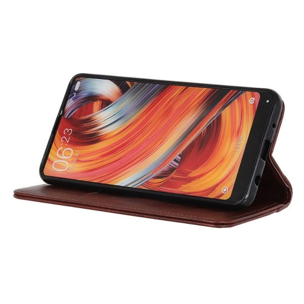 Bescherming Hoesje voor Moto G73 5G Folio-hoesje Stijlvol Splitleer