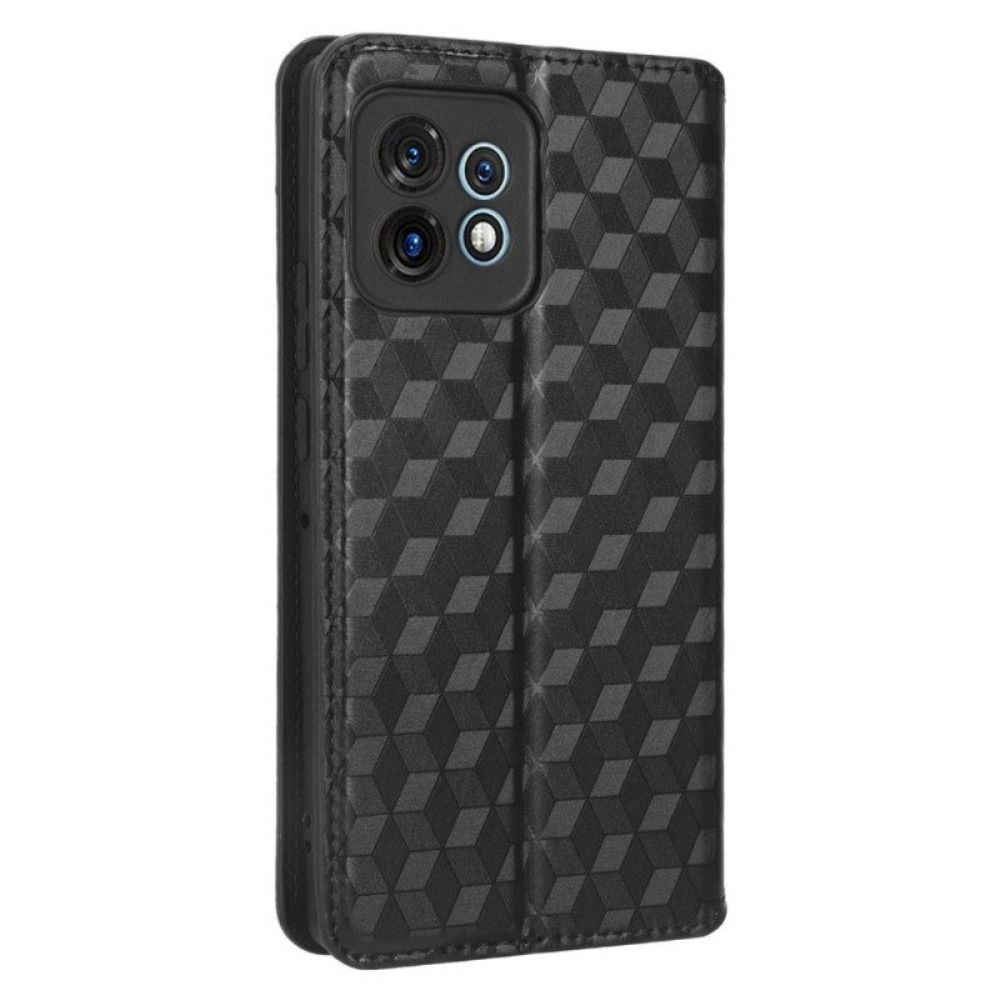 Bescherming Hoesje voor Motorola Edge 40 Pro Folio-hoesje 3d Patroon