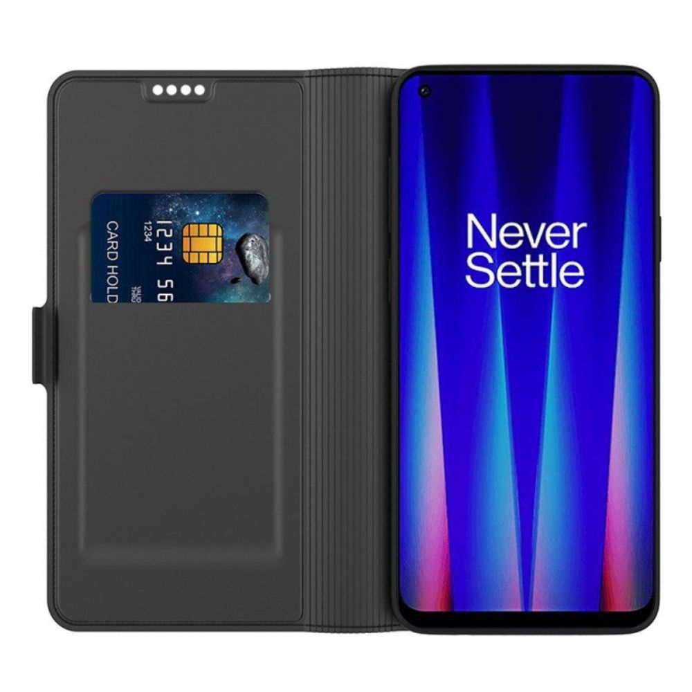 Bescherming Hoesje voor OnePlus Nord CE 3 Lite 5G Folio-hoesje Stijl Leer