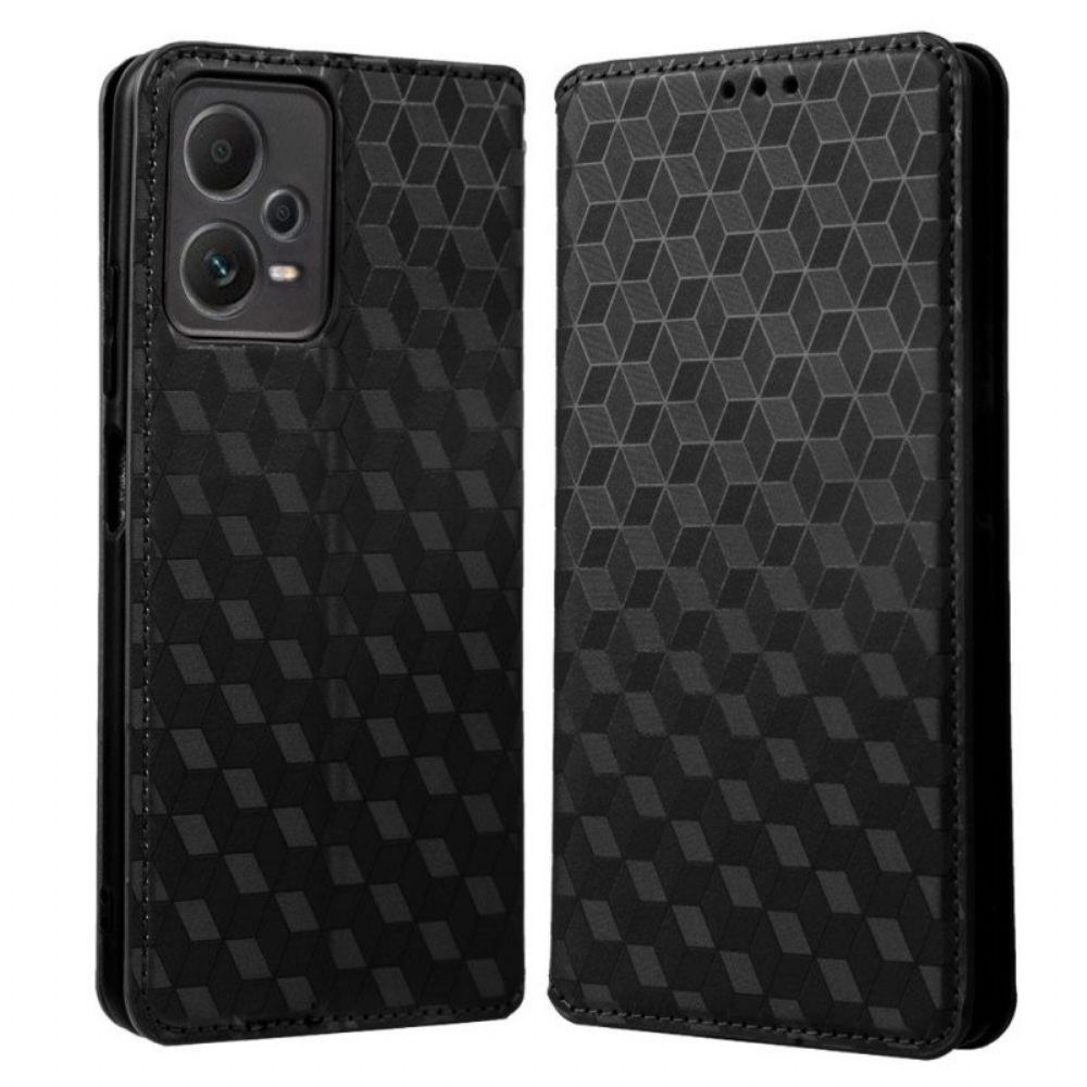 Bescherming Hoesje voor Poco X5 Pro 5G Folio-hoesje 3d Patroon