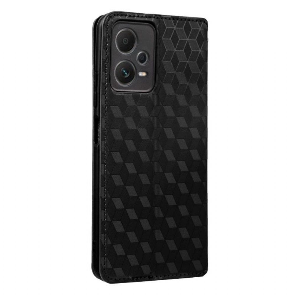 Bescherming Hoesje voor Poco X5 Pro 5G Folio-hoesje 3d Patroon