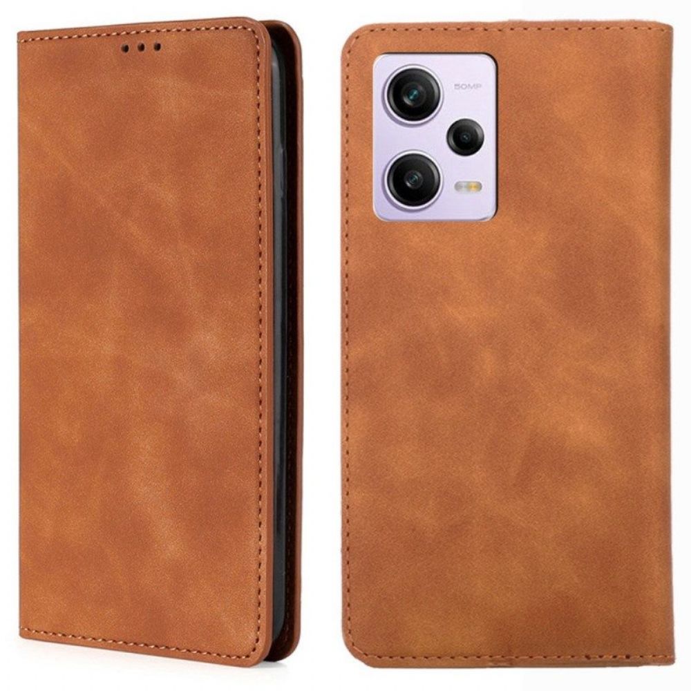 Bescherming Hoesje voor Poco X5 Pro 5G Folio-hoesje Vintage-serie