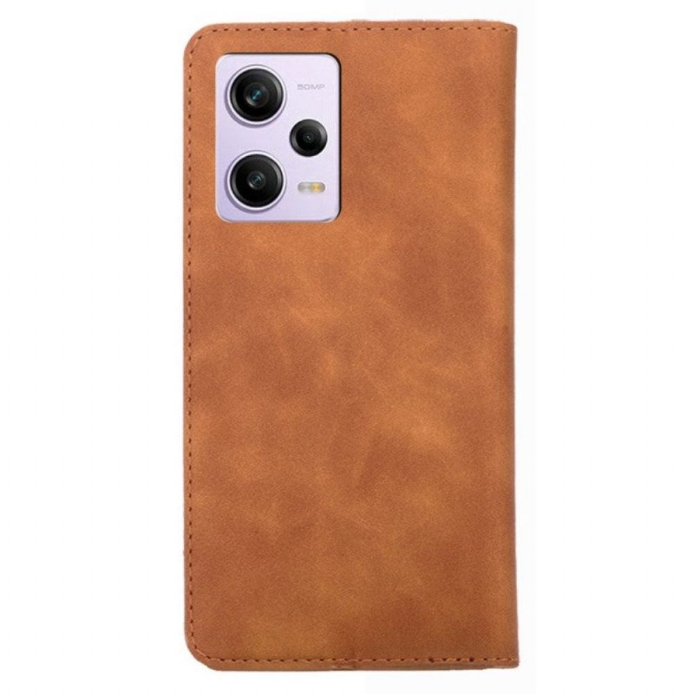 Bescherming Hoesje voor Poco X5 Pro 5G Folio-hoesje Vintage-serie