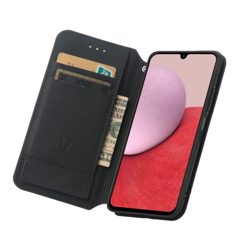 Bescherming Hoesje voor Samsung Galaxy A14 / A14 5G Folio-hoesje Samsung Galaxy A14 5g / A14 Gehard Glas Beschermende Lens