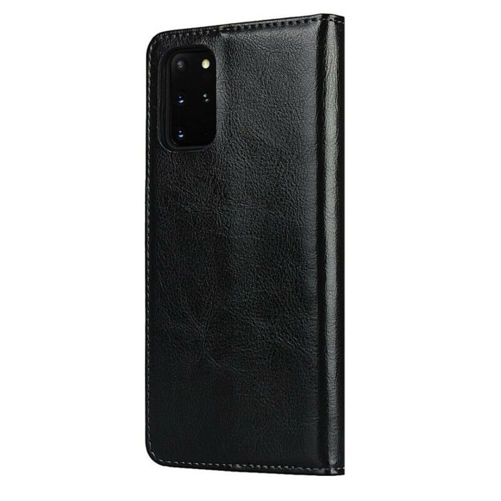 Bescherming Hoesje voor Samsung Galaxy S20 Plus / S20 Plus 5G Folio-hoesje Echt Leer