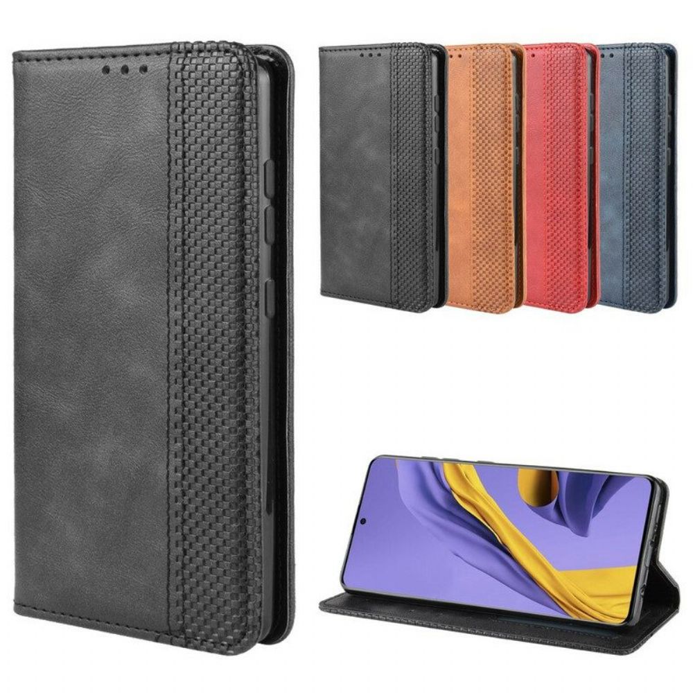 Bescherming Hoesje voor Samsung Galaxy S20 Plus / S20 Plus 5G Folio-hoesje Gestileerd Vintage Leereffect