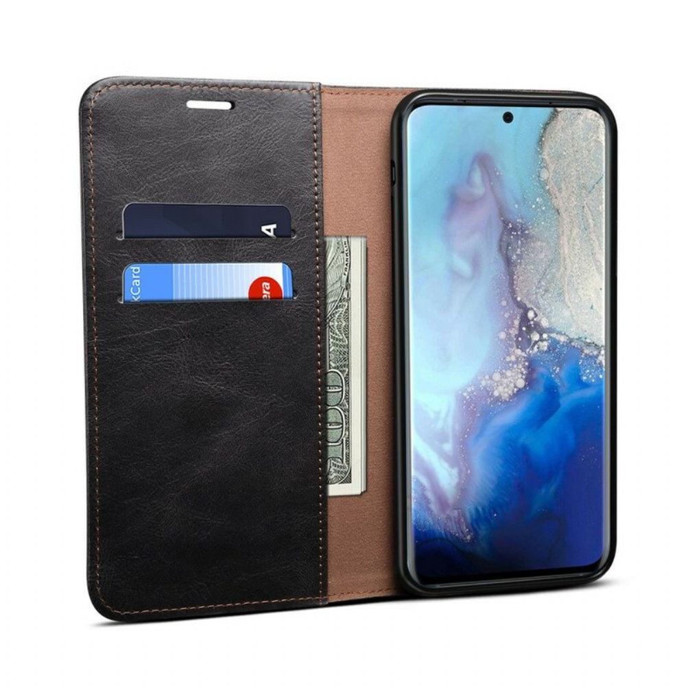 Bescherming Hoesje voor Samsung Galaxy S20 Plus / S20 Plus 5G Folio-hoesje Gewaxt Kunstleer