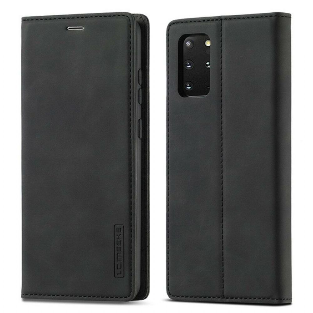 Bescherming Hoesje voor Samsung Galaxy S20 Plus / S20 Plus 5G Folio-hoesje Lc.imeeke Ledereffect