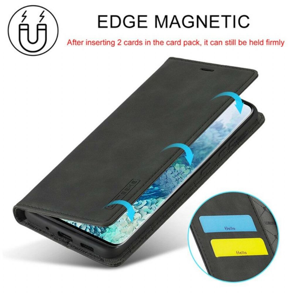 Bescherming Hoesje voor Samsung Galaxy S20 Plus / S20 Plus 5G Folio-hoesje Lc.imeeke Ledereffect