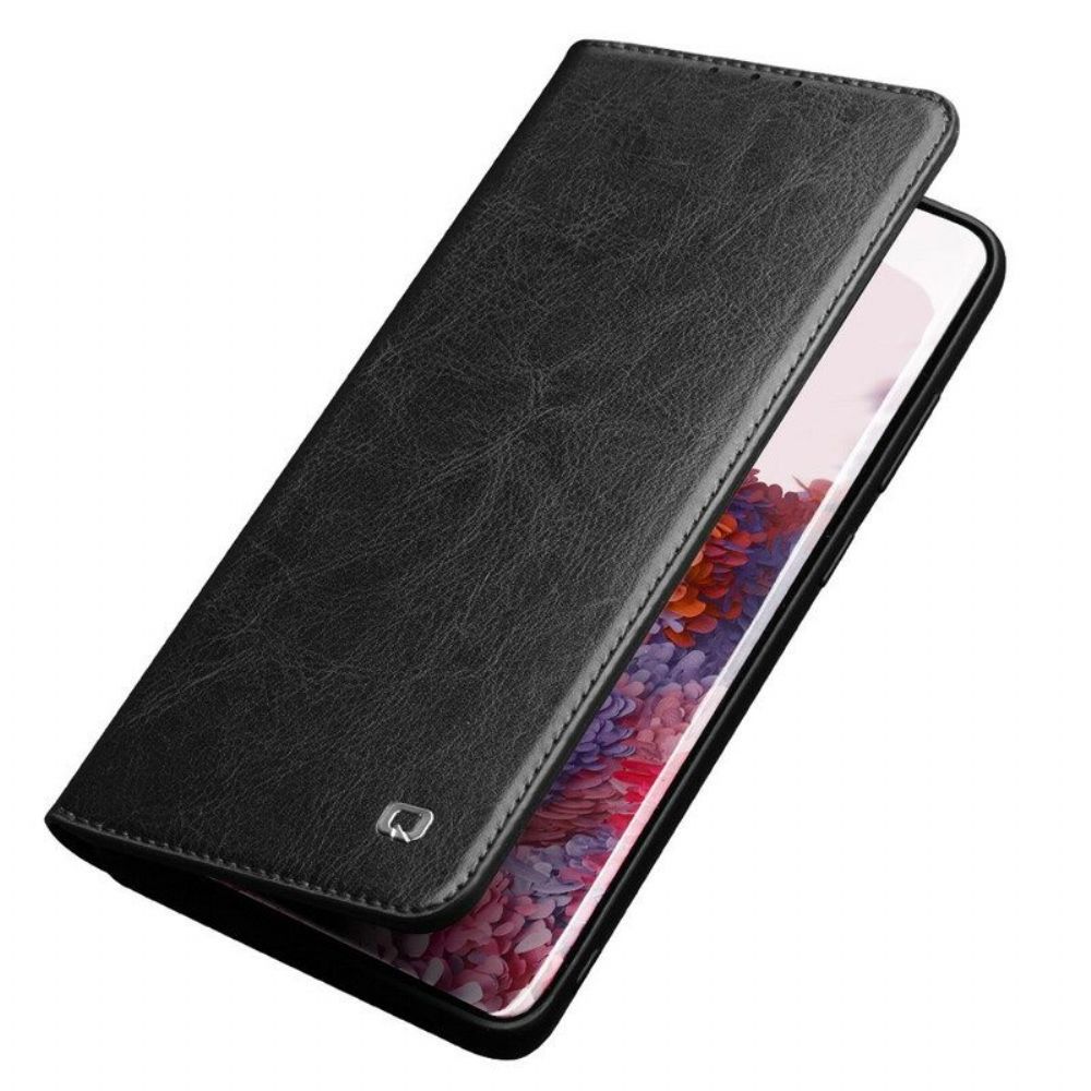 Bescherming Hoesje voor Samsung Galaxy S20 Plus / S20 Plus 5G Folio-hoesje Qialino Echt Leer