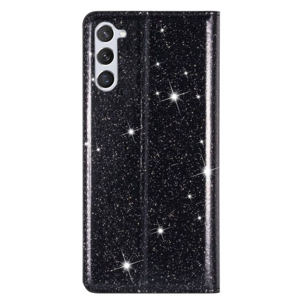 Bescherming Hoesje voor Samsung Galaxy S23 5G Folio-hoesje Paillettenstijl