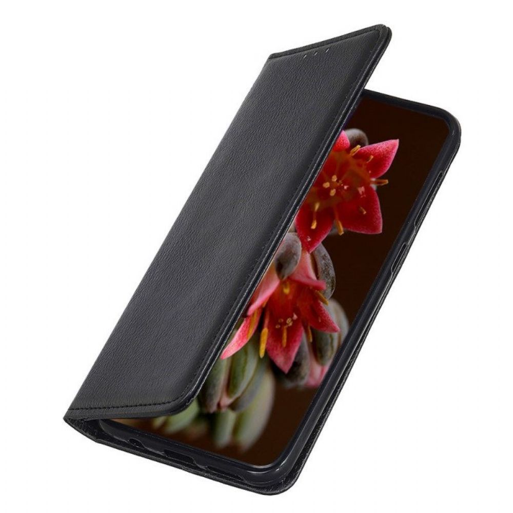 Bescherming Hoesje voor Samsung Galaxy S23 Plus 5G Folio-hoesje Litchi Splitleer