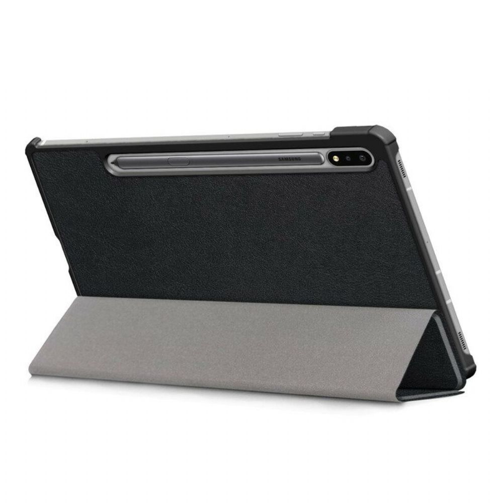 Bescherming Hoesje voor Samsung Galaxy Tab S8 / Tab S7 Versterkte Tri Fold