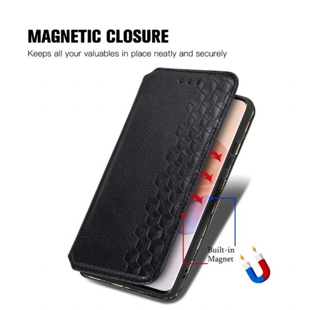 Bescherming Hoesje voor Xiaomi 12 / 12X Folio-hoesje Diamant Textuur