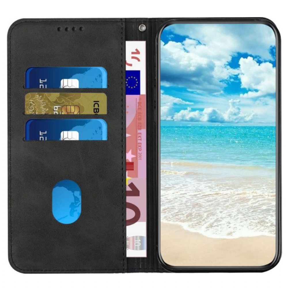 Bescherming Hoesje voor Xiaomi 12 Lite Folio-hoesje Stijl Leer 3d-patroon