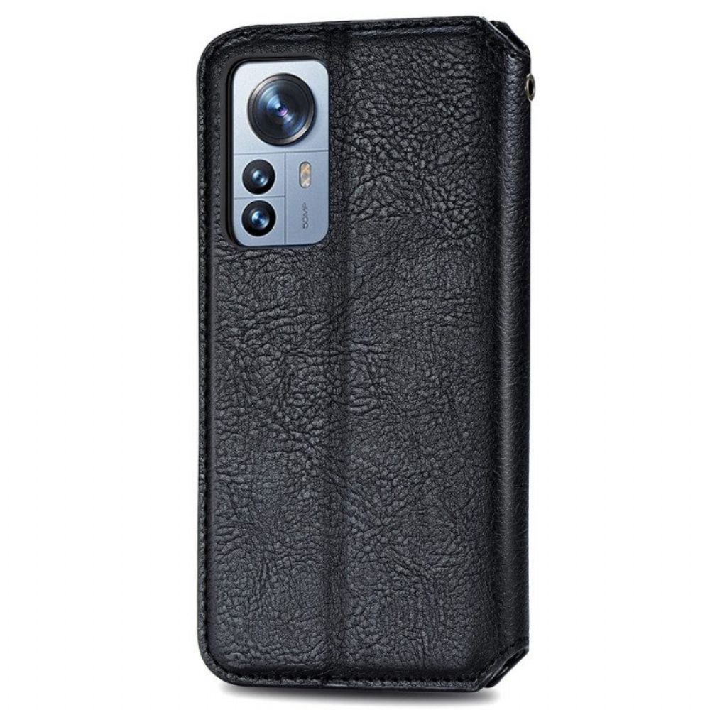 Bescherming Hoesje voor Xiaomi 12 Pro Folio-hoesje 3d Patroon