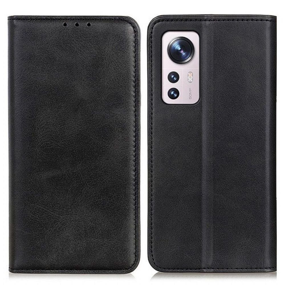 Bescherming Hoesje voor Xiaomi 12 Pro Folio-hoesje Elegantie Splitleer