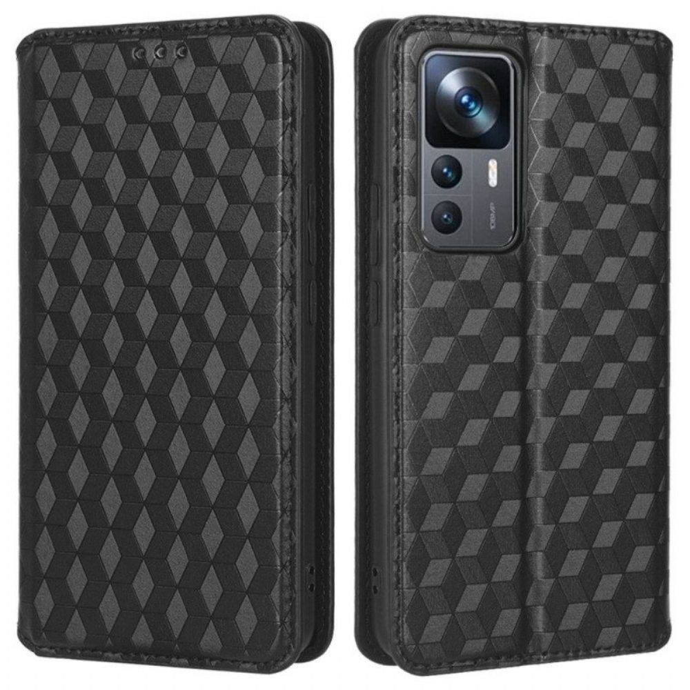 Bescherming Hoesje voor Xiaomi 12T / 12T Pro Folio-hoesje 3d Patroon