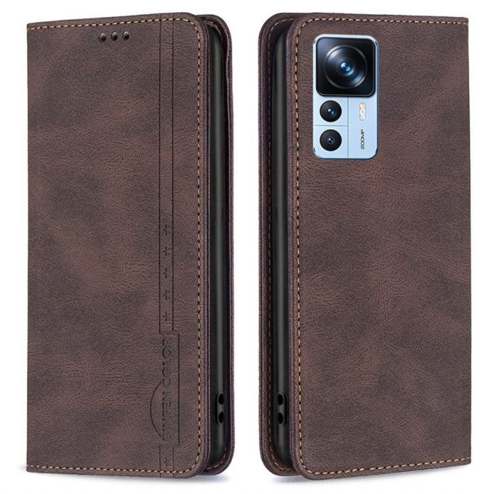 Bescherming Hoesje voor Xiaomi 12T / 12T Pro Folio-hoesje Binfen-kleur