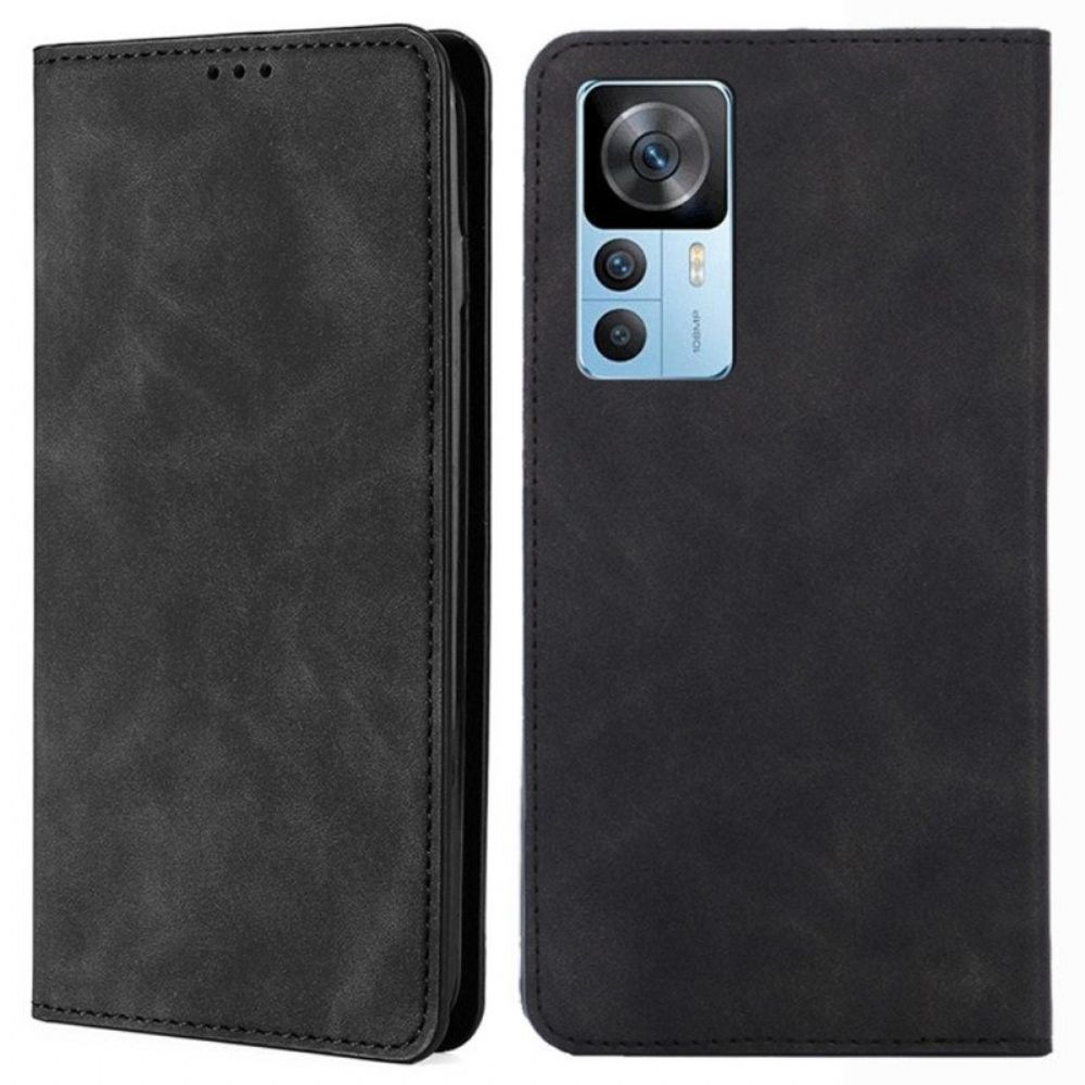 Bescherming Hoesje voor Xiaomi 12T / 12T Pro Folio-hoesje Leer-effect