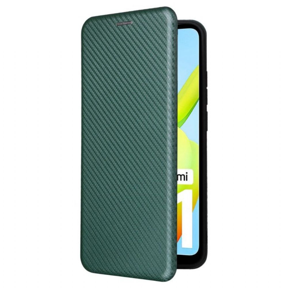 Bescherming Hoesje voor Xiaomi Redmi A1 Folio-hoesje Koolstofvezel