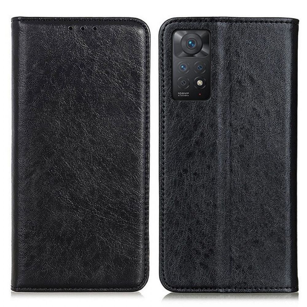 Bescherming Hoesje voor Xiaomi Redmi Note 11 Pro / 11 Pro 5G Folio-hoesje Leer Textuur