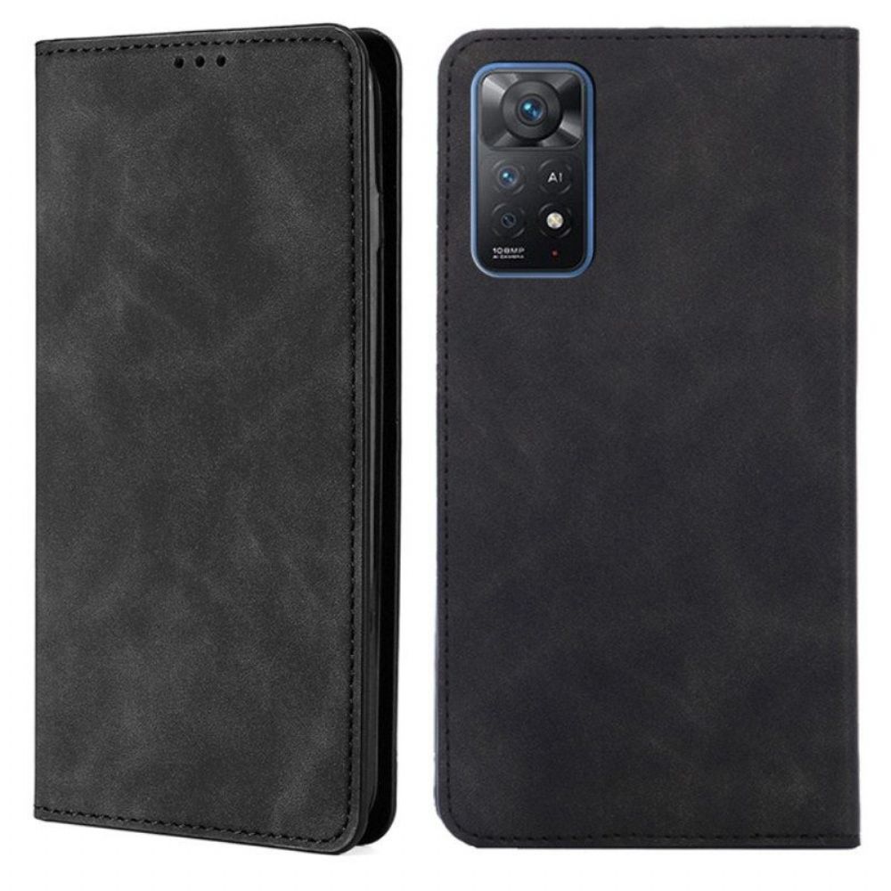 Bescherming Hoesje voor Xiaomi Redmi Note 11 Pro / 11 Pro 5G Folio-hoesje Skin-touch-ontwerp