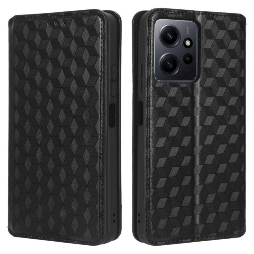 Bescherming Hoesje voor Xiaomi Redmi Note 12 4G Folio-hoesje 3d Patroon