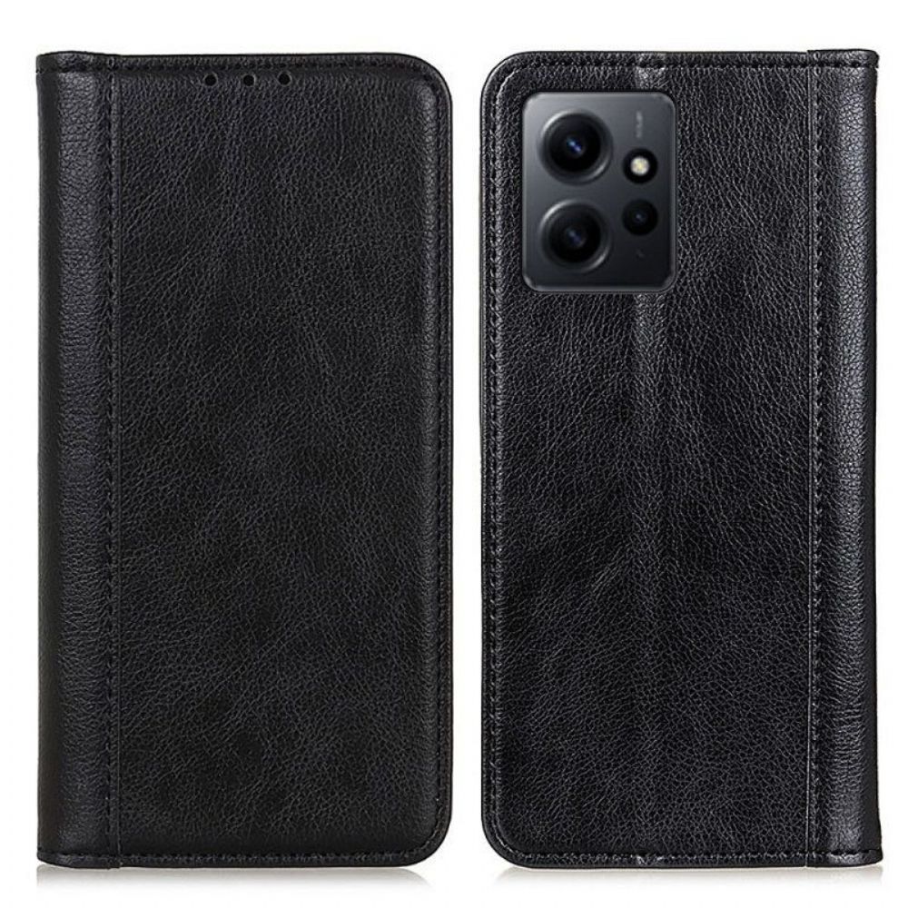 Bescherming Hoesje voor Xiaomi Redmi Note 12 4G Folio-hoesje Vintage Gespleten Leer