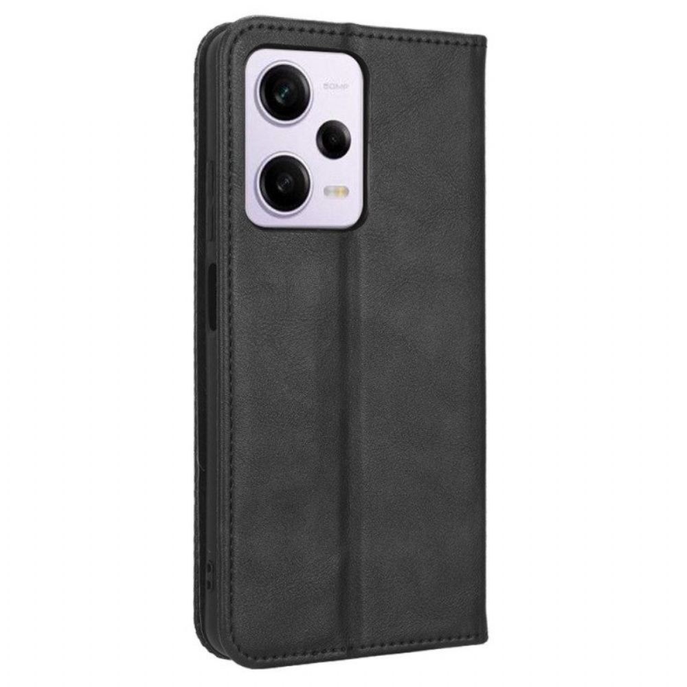 Bescherming Hoesje voor Xiaomi Redmi Note 12 Pro Folio-hoesje Vintage