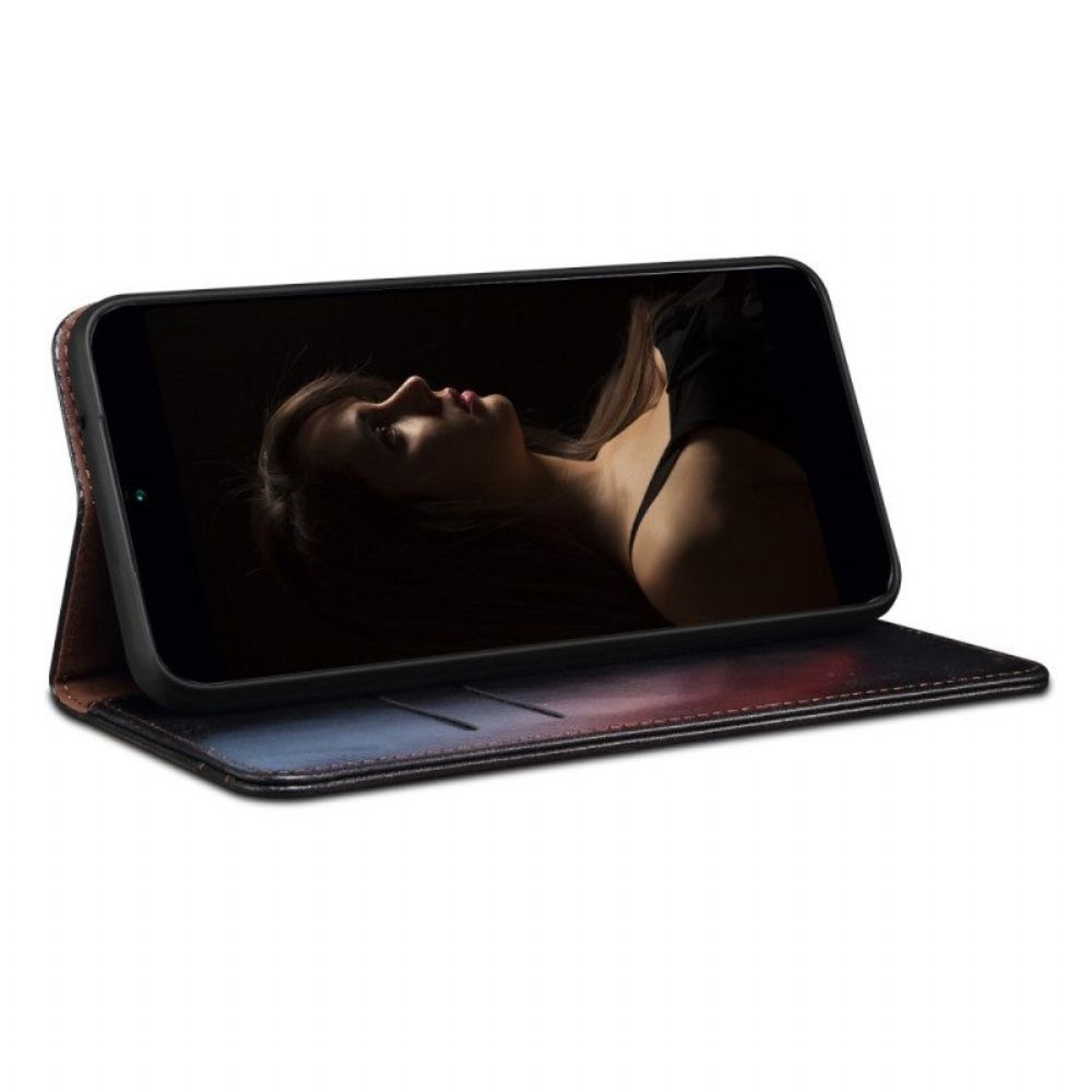 Bescherming Hoesje voor Xiaomi Redmi Note 12 Pro Plus Folio-hoesje Gewaxt Kunstleer