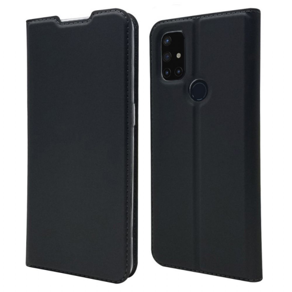 Bescherming Hoesje voor OnePlus Nord N10 Folio-hoesje Magnetische Sluiting