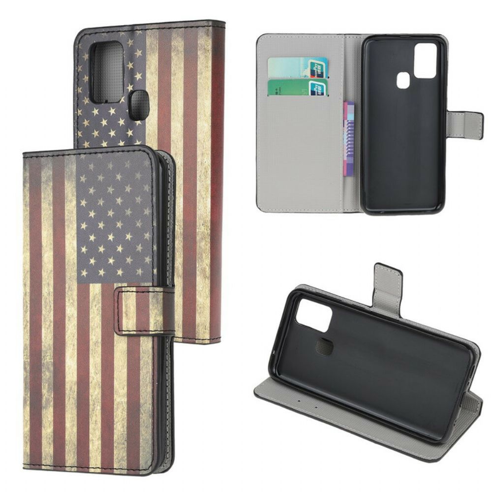 Flip Case voor OnePlus Nord N10 Amerikaanse Vlag