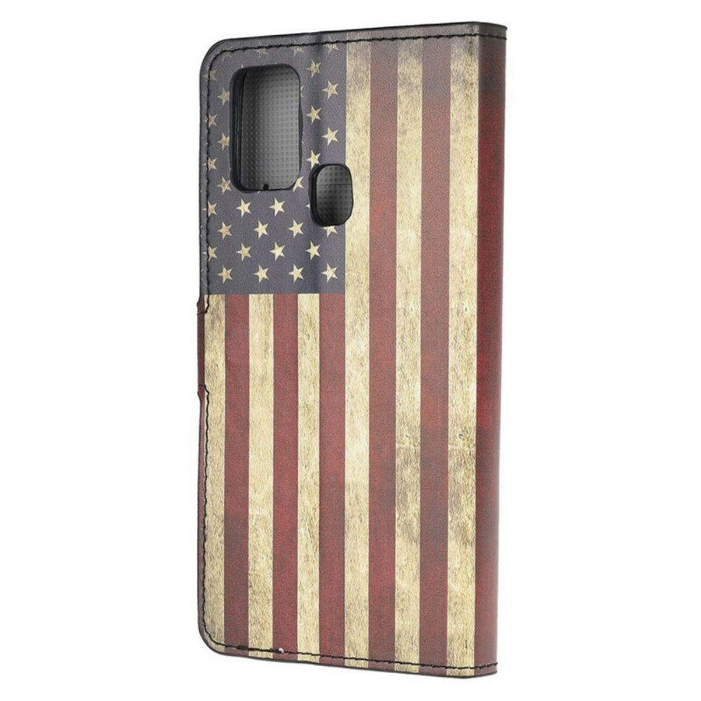 Flip Case voor OnePlus Nord N10 Amerikaanse Vlag