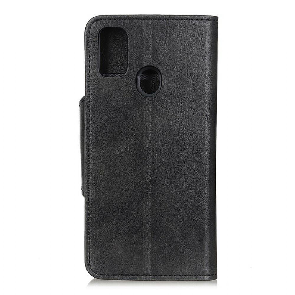 Flip Case voor OnePlus Nord N10 Kunstleer Decoratieve Knoop