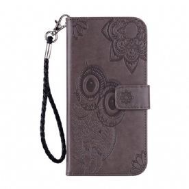 Folio-hoesje voor OnePlus Nord N10 Uil Mandala En Charm