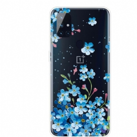 Hoesje voor OnePlus Nord N10 Blauwe Bloemen