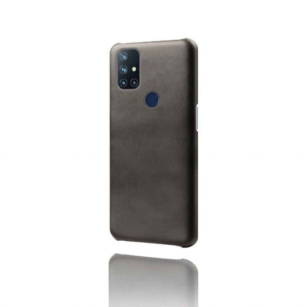 Hoesje voor OnePlus Nord N10 Ksq Leereffect