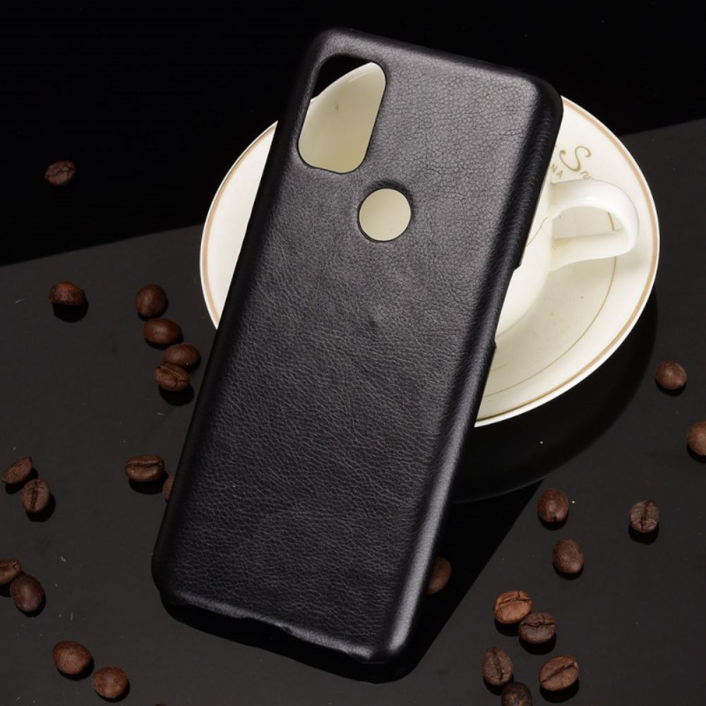 Hoesje voor OnePlus Nord N10 Prestaties Litchi Leder Effect