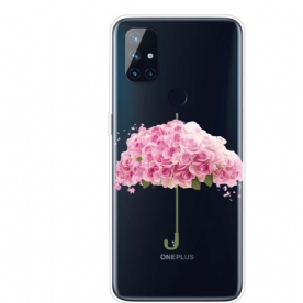 Hoesje voor OnePlus Nord N10 Rozen Paraplu