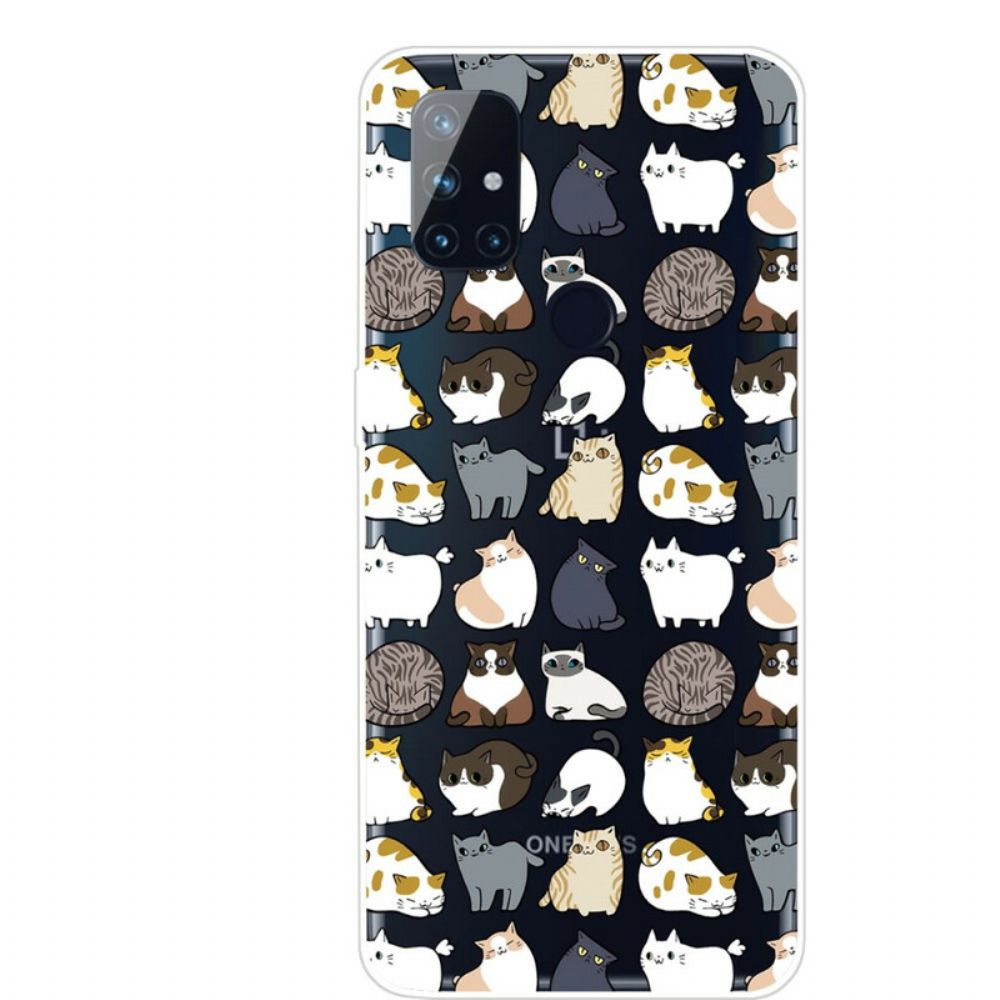 Hoesje voor OnePlus Nord N10 Top Katten