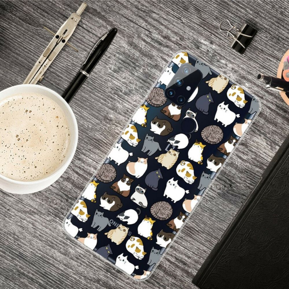 Hoesje voor OnePlus Nord N10 Top Katten