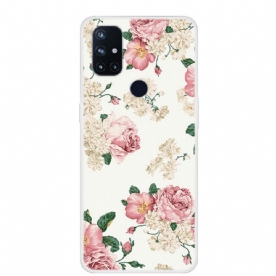 Hoesje voor OnePlus Nord N10 Vrijheidsbloemen