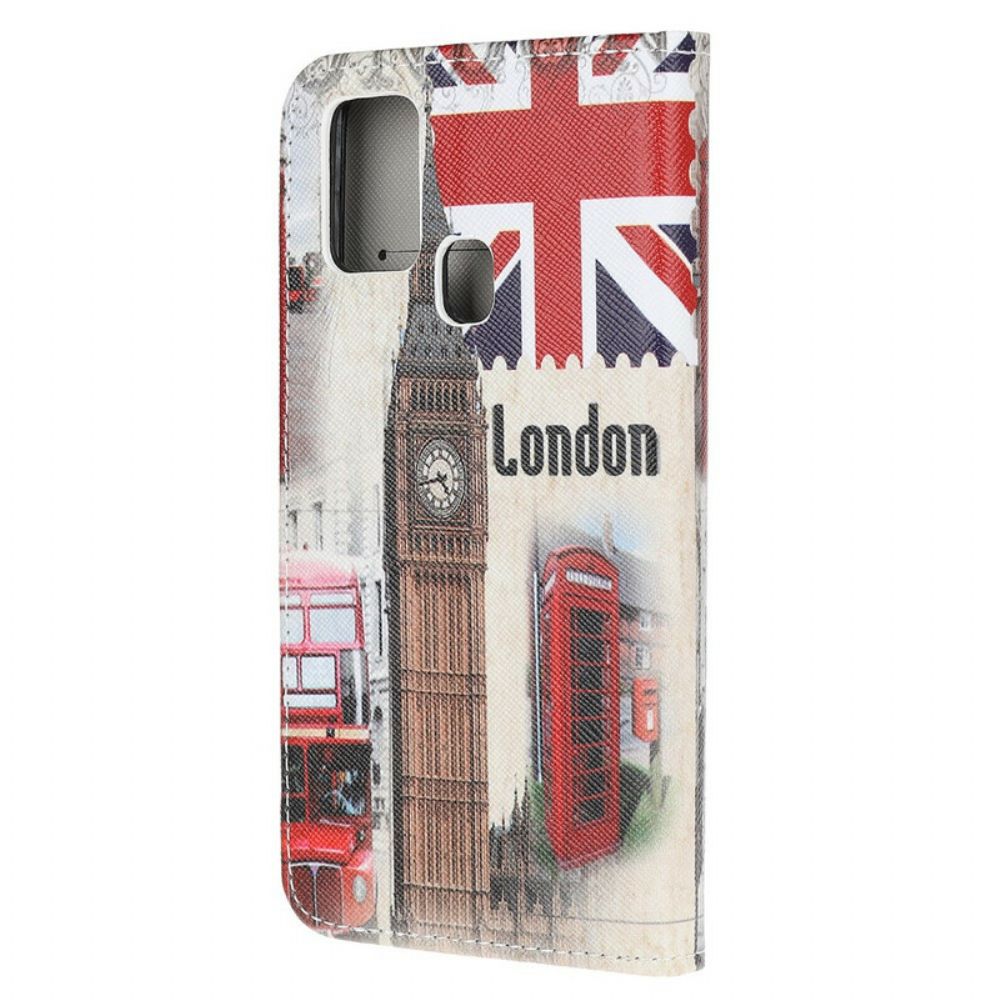 Leren Hoesje voor OnePlus Nord N10 Londenlife