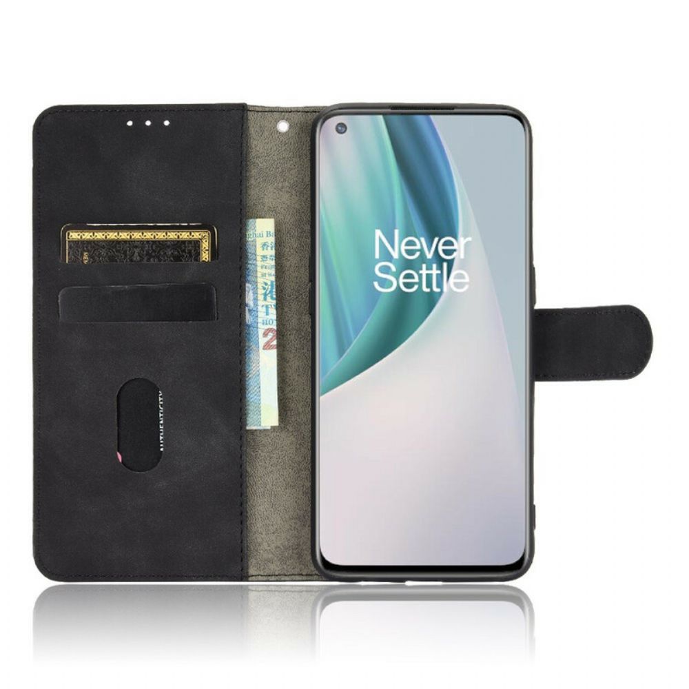 Leren Hoesje voor OnePlus Nord N10 Skin-touch