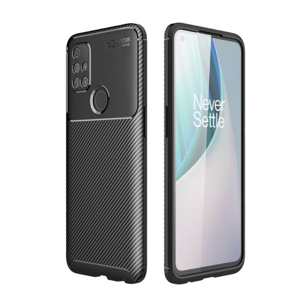 Telefoonhoesje voor OnePlus Nord N10 Koolstofvezelslang