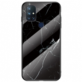 Telefoonhoesje voor OnePlus Nord N10 Marmer Kleuren Gehard Glas