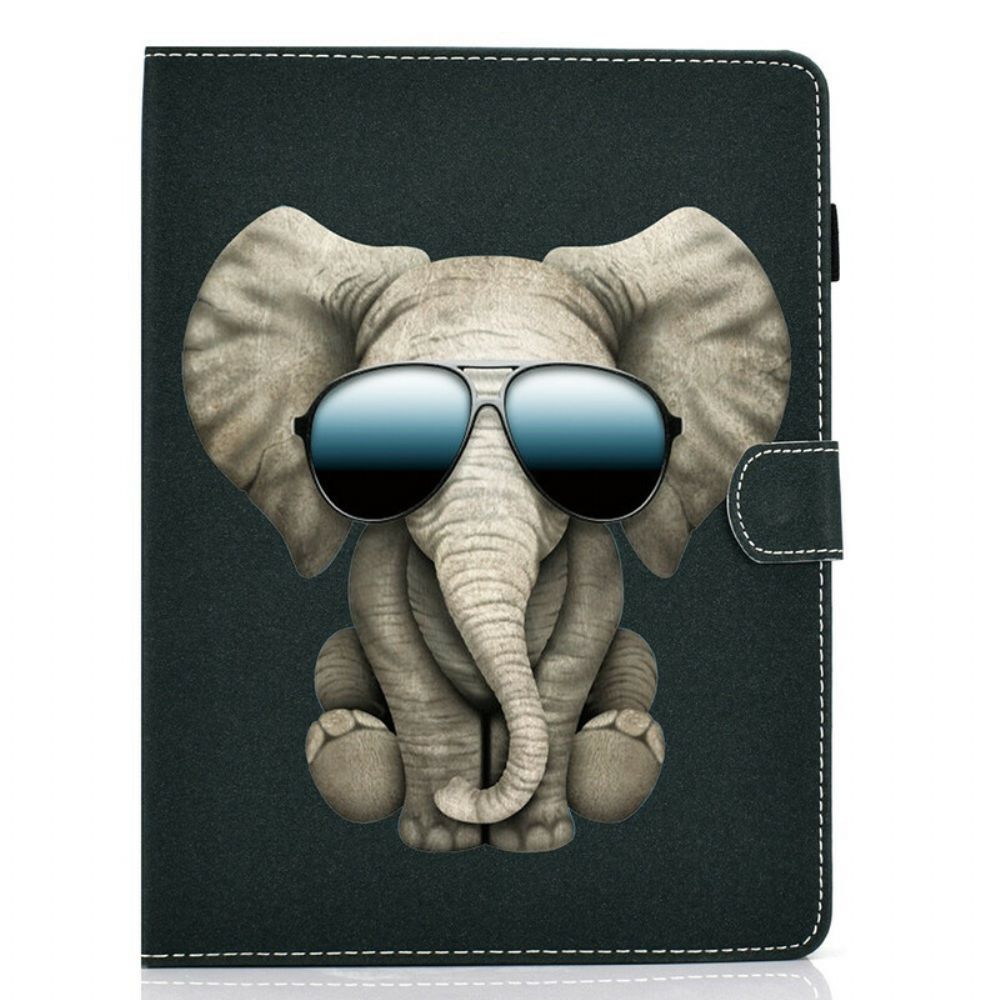 Flip Case voor Samsung Galaxy Tab A 8" (2019) Koele Olifant