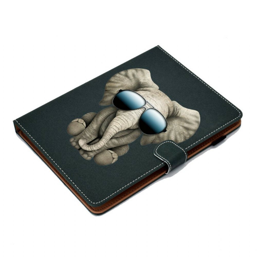 Flip Case voor Samsung Galaxy Tab A 8" (2019) Koele Olifant