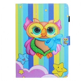 Flip Case voor Samsung Galaxy Tab A 8" (2019) Veelkleurige Uil